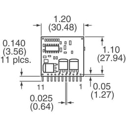 Artesyn Embedded Power SIL15C-05SADJ-VJ