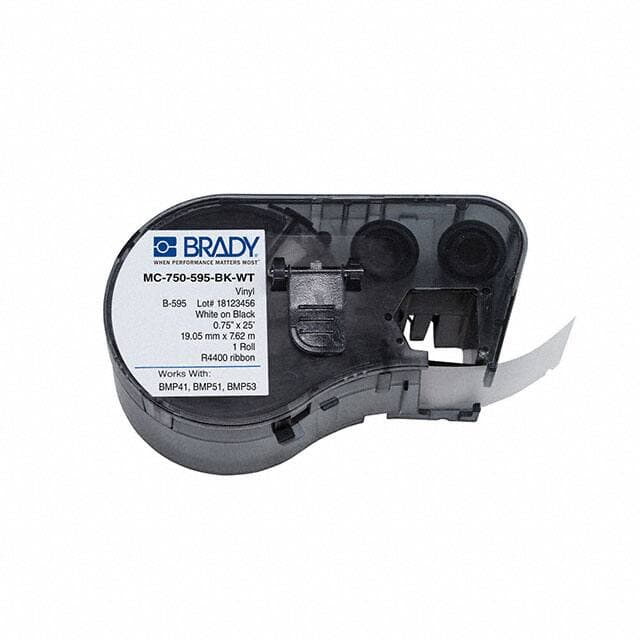 Brady Corporation MC-750-595-BK-WT