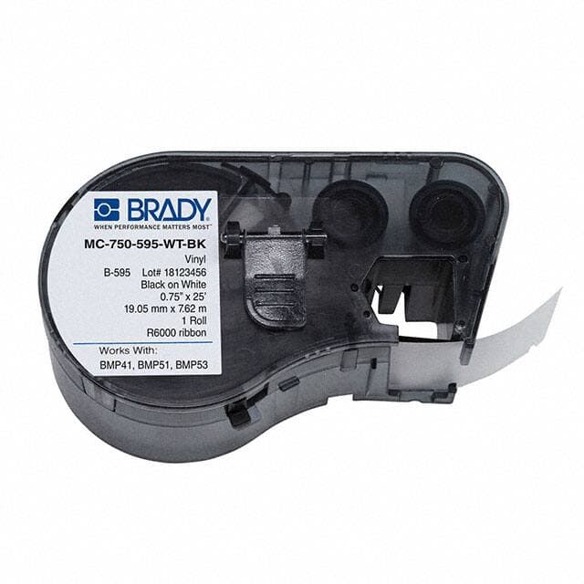 Brady Corporation MC-750-595-WT-BK