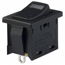 E-Switch R1966ABLKBLKESGRN