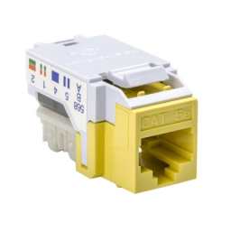 HellermannTyton RJ45FC5E-YEL