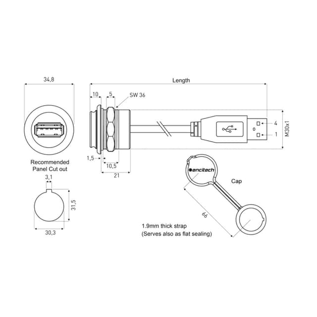 Encitech 1310-1024-01