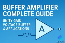Buffer Amplifier Complete Guide: Unity Gain, Voltage Buffer & Applications
