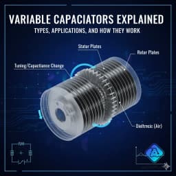 Variable Capacitors Explained: Types, Tuning, and Applications