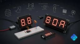 7 Segment Display Explained for Beginners: Circuit, Types, and Usage