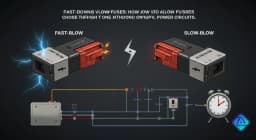 Fast-Blow vs Slow-Blow Fuses: How to Choose the Right One for Power Circuits