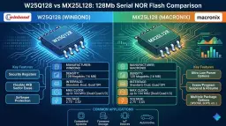 W25Q128 vs MX25L128: Are They Actually Interchangeable