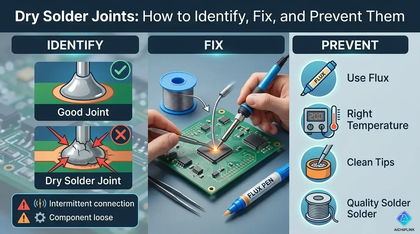 Dry Solder Joints: How to Identify, Fix, and Prevent Them