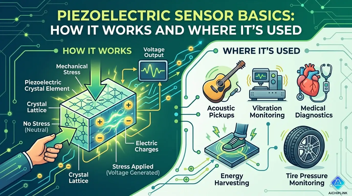 Piezoelectric Sensor Basics: How It Works and Applications
