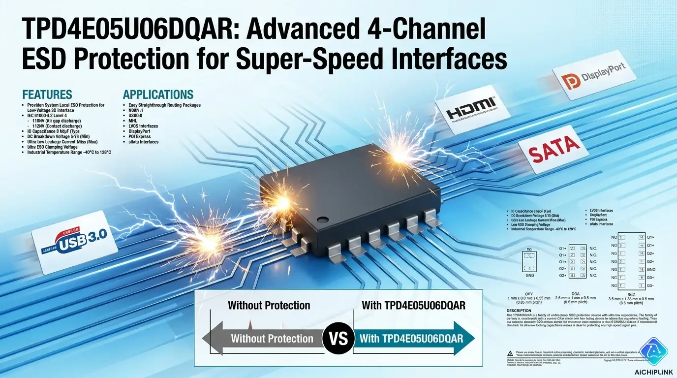 TPD4E05U06DQAR Review: Shielding High-Speed Interfaces in 2026