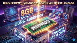 Samsung M425R1GB4BB0 DDR5 Memory: Power Efficiency & Performance