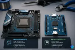 microprocessor-vs-microcontroller-key-differences