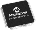 Microchip PIC32MX775F512L-80I/PT