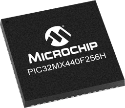 Microchip PIC32MX440F256H-80I/MR
