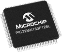 Microchip PIC32MX130F128L-I/PT