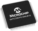 Microchip DSPIC33EP512MU810T-E/BG