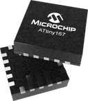 Microchip ATTINY167-A15XZ