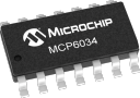 Microchip MCP6034-E/STVAO