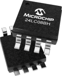 Microchip 24LC08BHT-E/OT