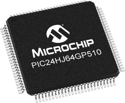 Microchip PIC24HJ64GP510-I/PF