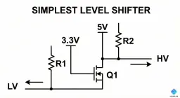What is the simplest level shifter?