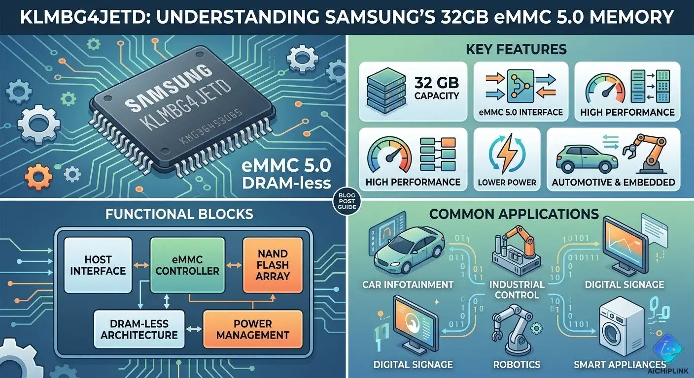 KLMBG4JETD Samsung eMMC: Specs, Capacity & Alternatives