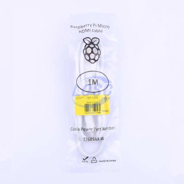 Raspberry Pi RPI uHDMI - std-M Cable, 1m / White